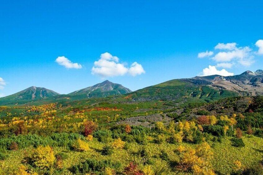 Mt. Tokachi Private Trekking Tour with Spectacular mountain view