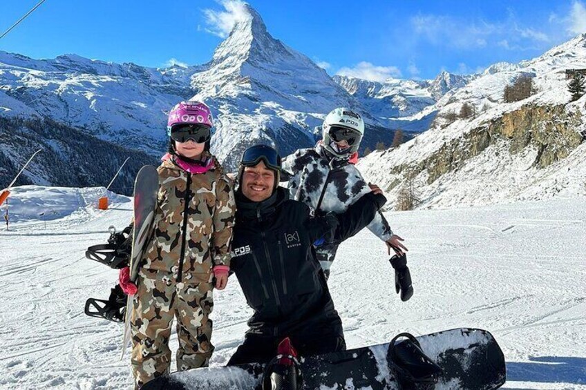 Private Snowboarding Lessons - 3 Hours Zermatt