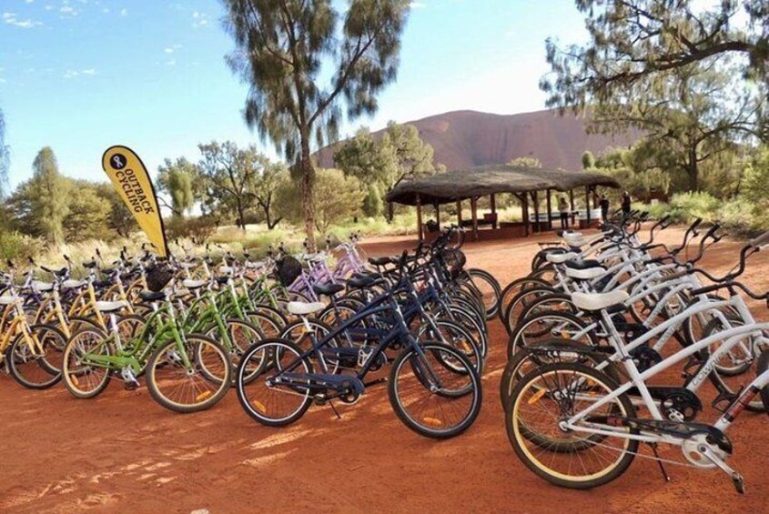 From Yulara: Discover Uluru Half Day Bike Tour