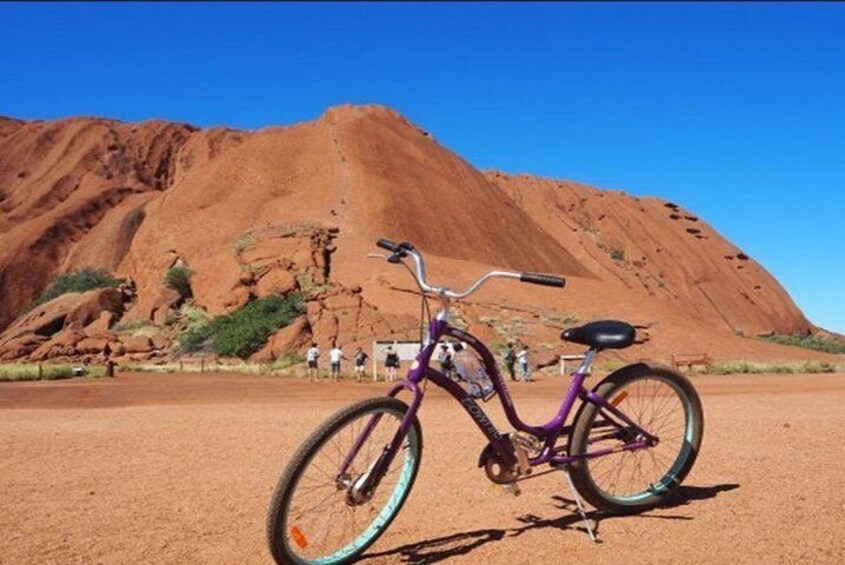 From Yulara: Discover Uluru Half Day Bike Tour