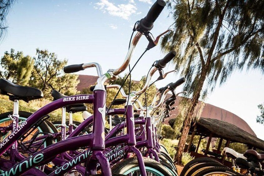 From Yulara: Discover Uluru Half Day Bike Tour