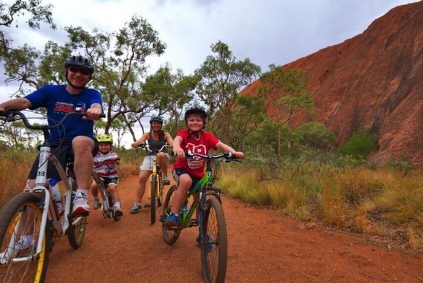 From Yulara: Discover Uluru Half Day Bike Tour