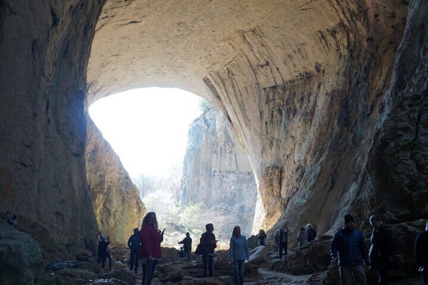 Walk around Kroshuna waterfalls with Devetashka and God's eyes cave