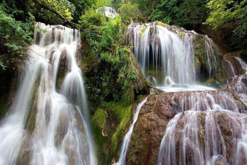 Walk around Kroshuna waterfalls with Devetashka and God's eyes cave