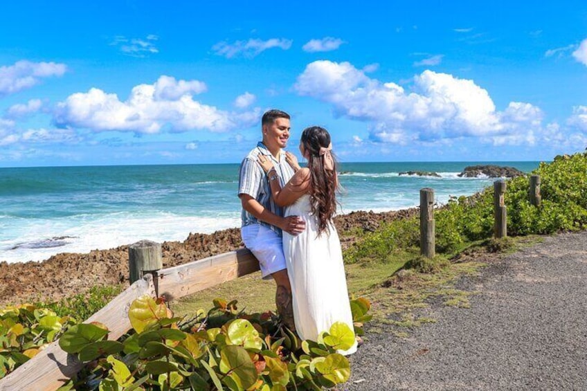 Stunning Private Beach Photoshoot in Puerto Rico's Hidden Gem