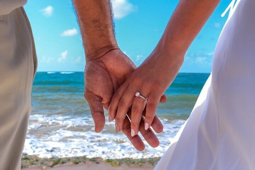 Stunning Private Beach Photoshoot in Puerto Rico's Hidden Gem
