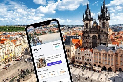 Jeu d'exploration de Prague et visite de la ville sur votre téléphone