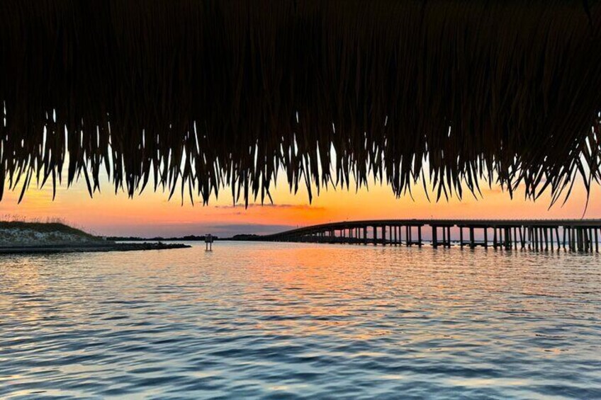 UNFORGETTABLE Destin Tikis Sunset Cruise-Top Shelf Tikis