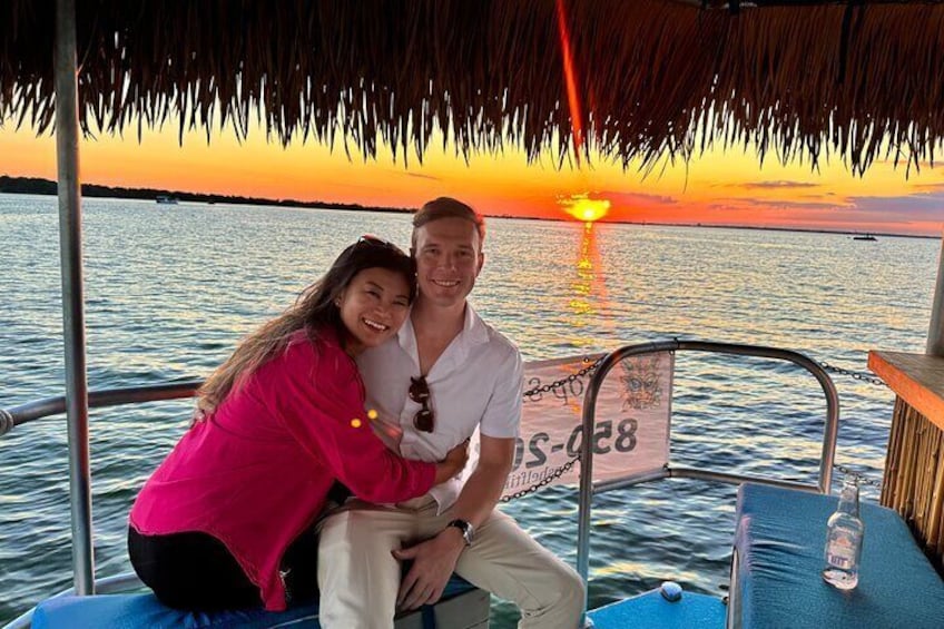 UNFORGETTABLE Destin Tikis Sunset Cruise-Top Shelf Tikis