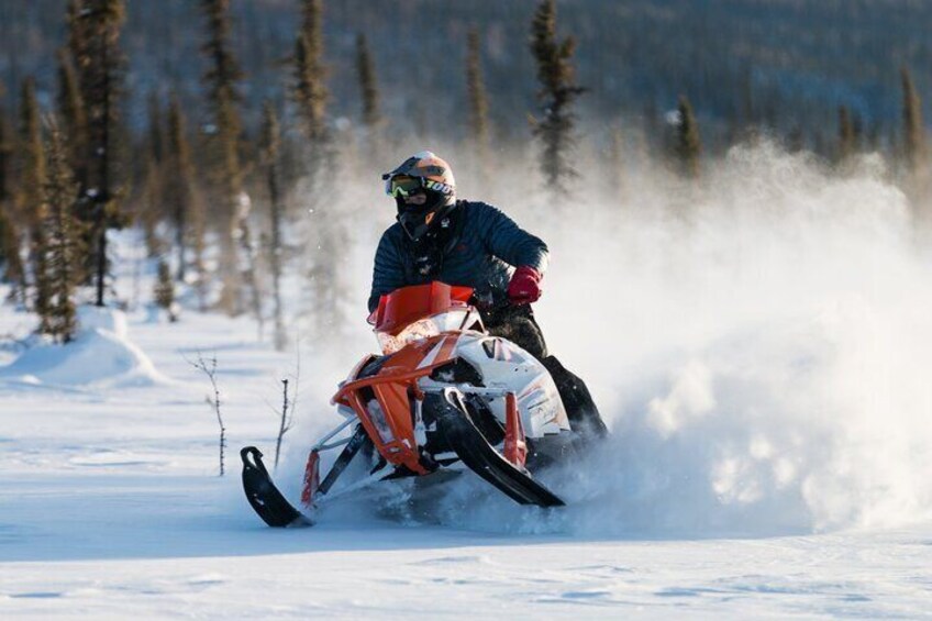 2-Hour Guided Snowmobile Tour in Fairbanks