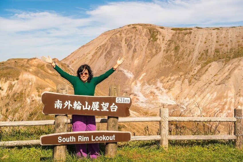 Hike Mt. Usu and visit Lake Toya Day Tour