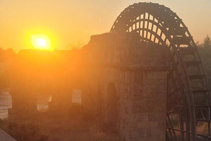 Water Wheel Sunrise