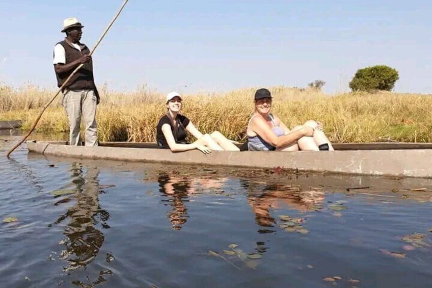 1-Night Mokoro Camping Trip in the Okavango Delta