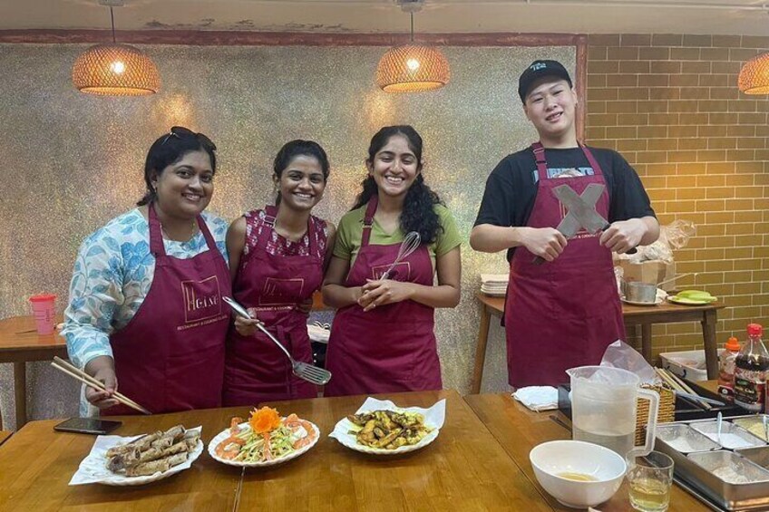 Authentic Vietnamese Cooking Class with Market Visit in HCMc