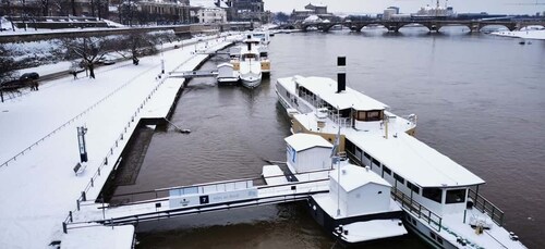 Dresden: Vintercruise med hjuldamper til Pillnitz