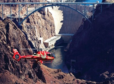 Vol de jour en hélicoptère au barrage Hoover et à Las Vegas