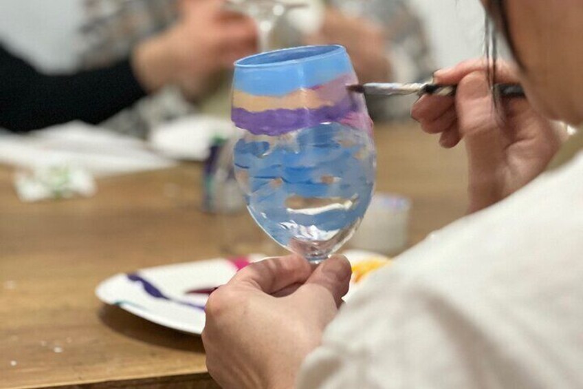 Wine Glass Painting - DIY The Perfect gift