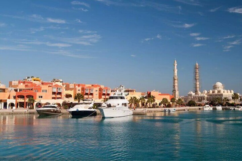 VIP Private City Tour & Sea Food Lunch, transportation - Hurghada