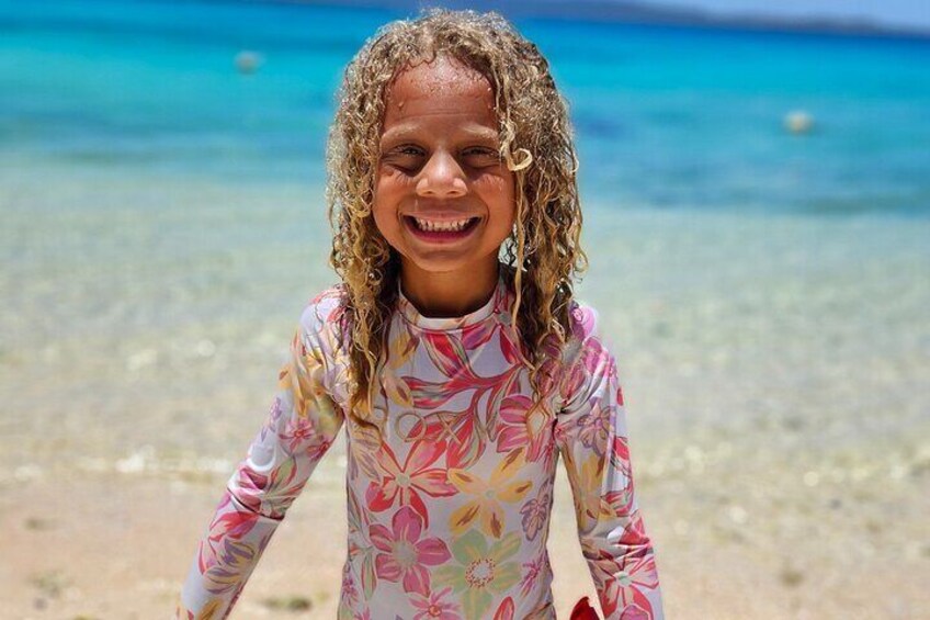 Girl at Pele Island Vanuatu