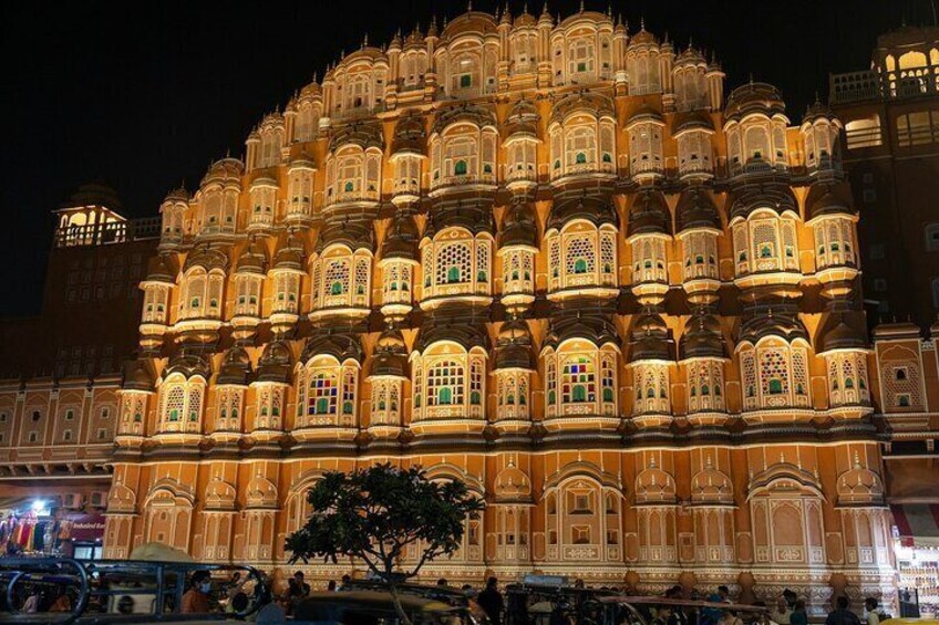 Hawa Mahal Night View