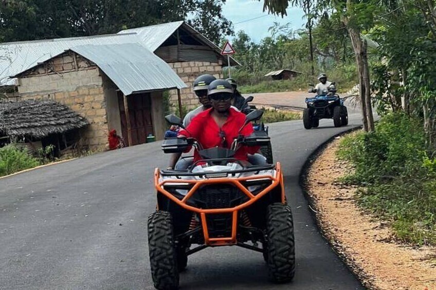 Private Off Road Quad Bike Adventure in Zanzibar