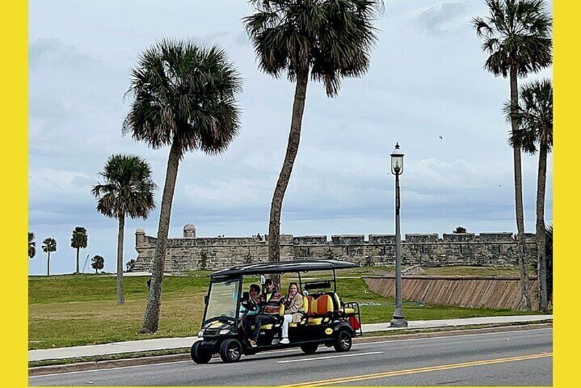 Riding Through History of St.Augustine: Premium Tour with PiCk Up
