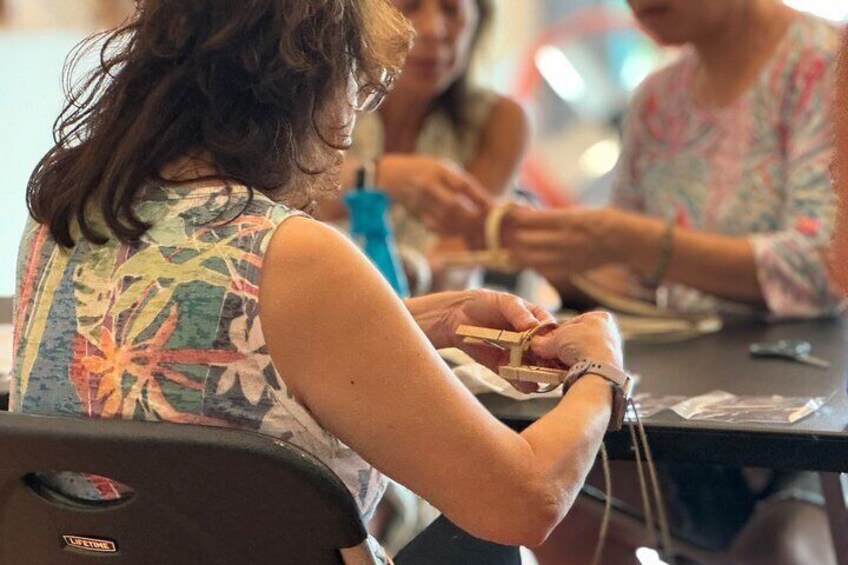 Lauhala Bracelet Craft Class on Maui