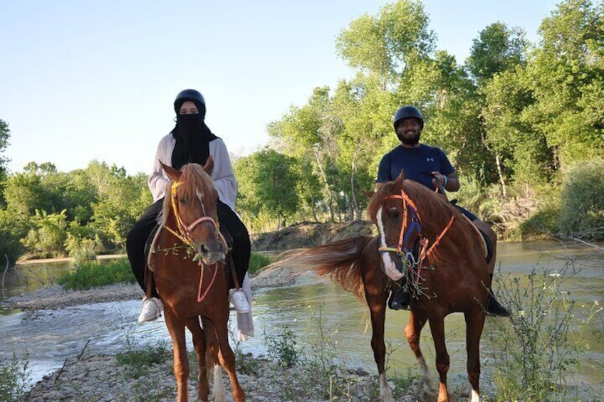 Private Horse Riding Adventure in Ulugüney Stream in Alara River