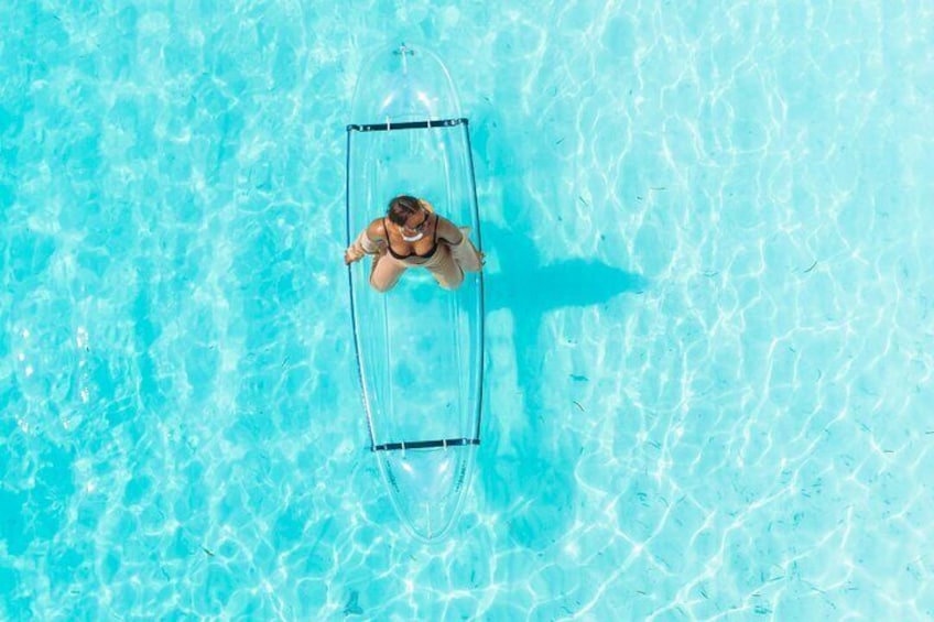 Private Zanzibar Clear Kayak with Drone