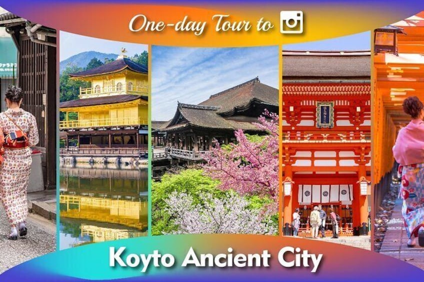 Kyoto Fullday Tour Kinkakuji, Kiyomizu-dera and Fushimi Inari 