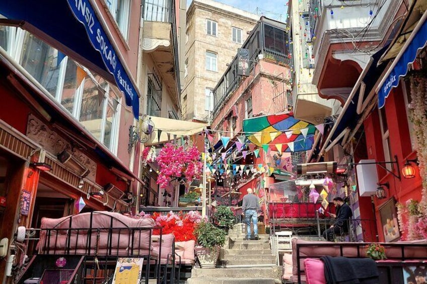 Byzantion Walk Way and City Walls in Istanbul