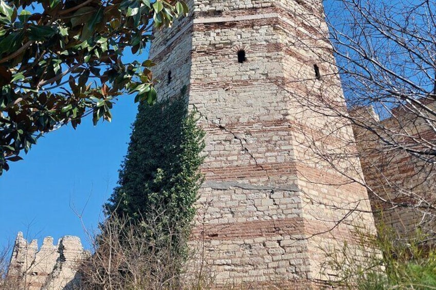 Byzantion Walk Way and City Walls in Istanbul