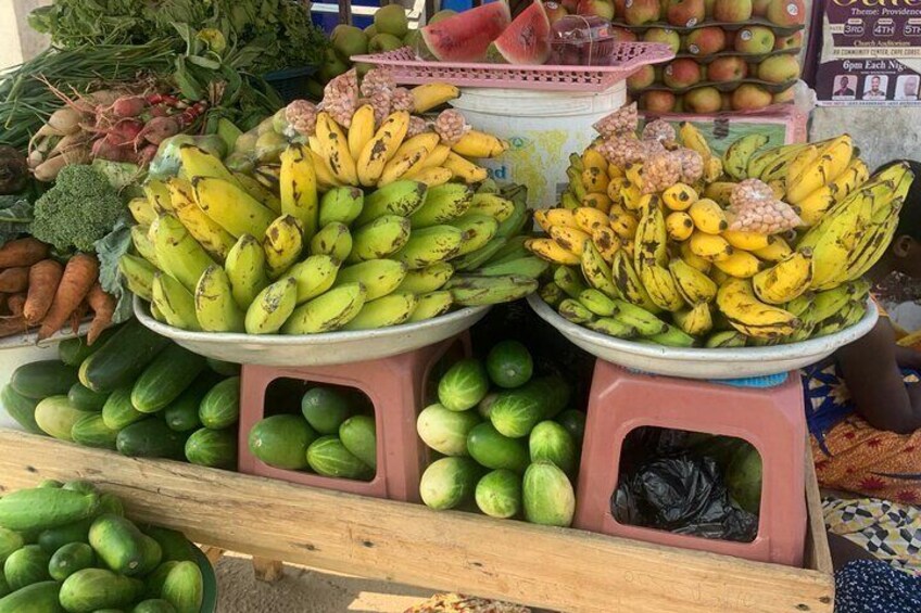 Cape Coast, Ghana Guided Local Market Tour