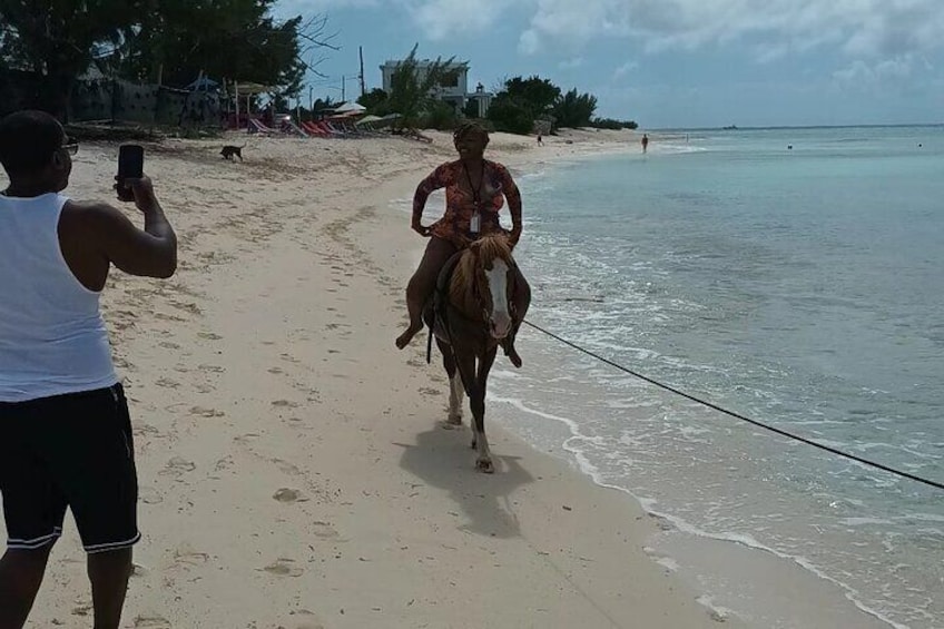 HorseBack Riding at Private beach/Grand Turk