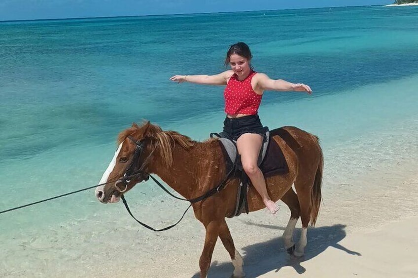 HorseBack Riding at Private beach/Grand Turk