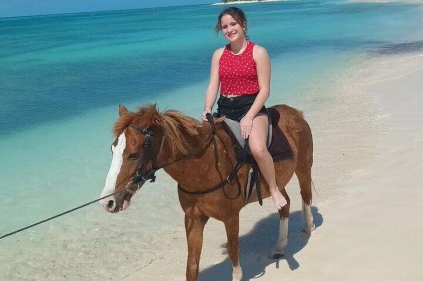 HorseBack Riding at Private beach/Grand Turk