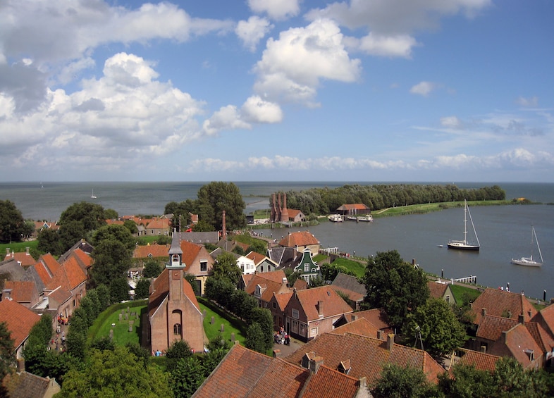 Aerial view of Zuiderzee Museum
