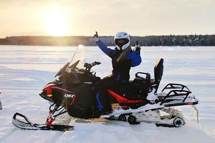 Rovaniemi: Drive New 2025 Snowmobiles on Arctic Safari & BBQ