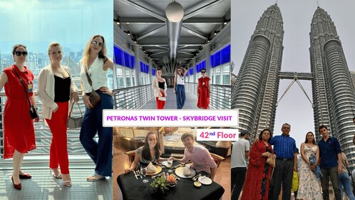 Petronas Twin Tower Skybridge View & Dining Experience Tour met lokale gast...