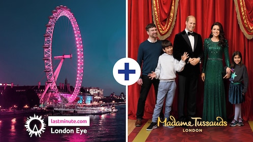 Kombi-Ticket für Madame Tussauds und London Eye