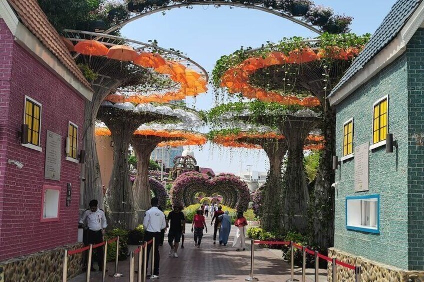 Miracle Garden and Butterfly Garden Dubai Combo Tour