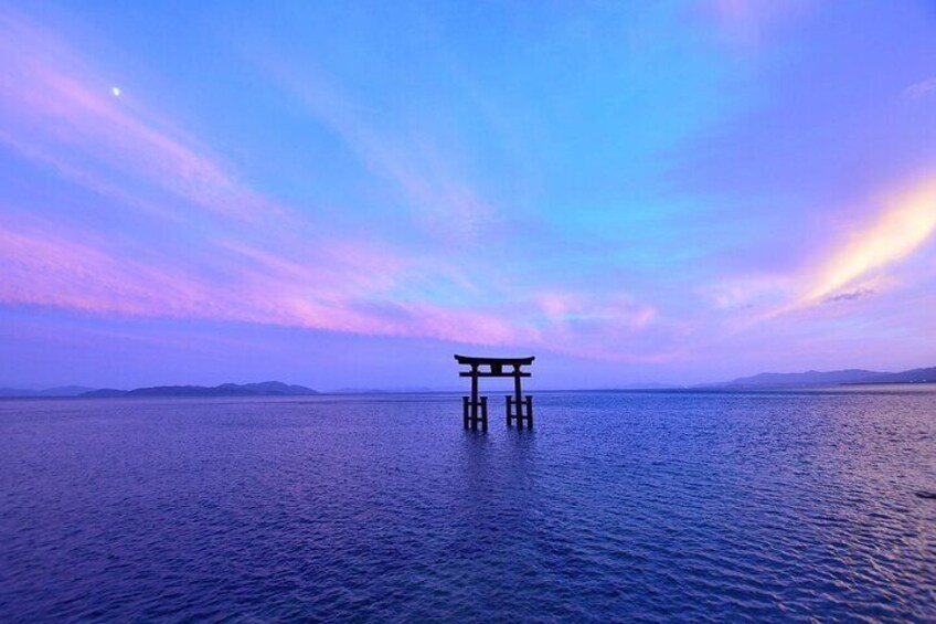 Lake Biwa, Shirahige Shrine, Ukimido One Day Tour 