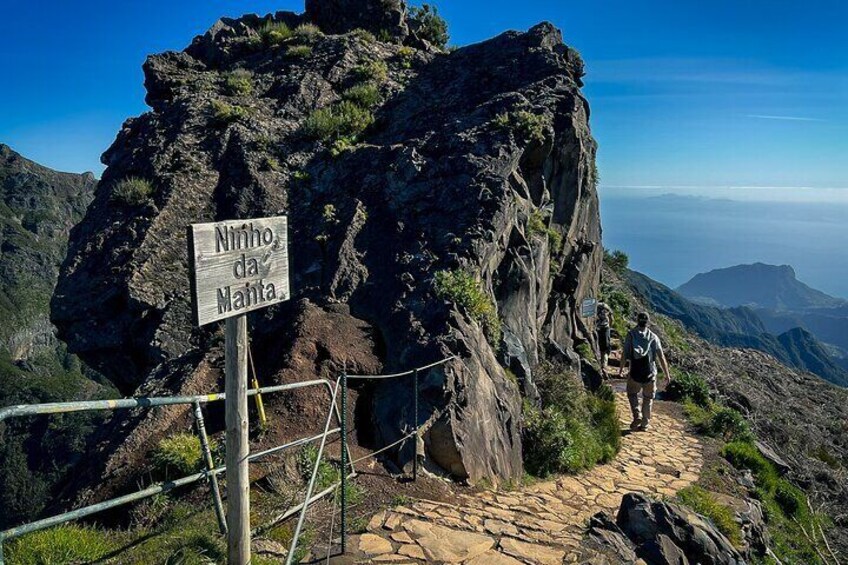 Stairway to Heaven Pico do Areeiro in Madeira Island