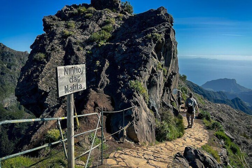 Stairway to Heaven Pico do Areeiro in Madeira Island
