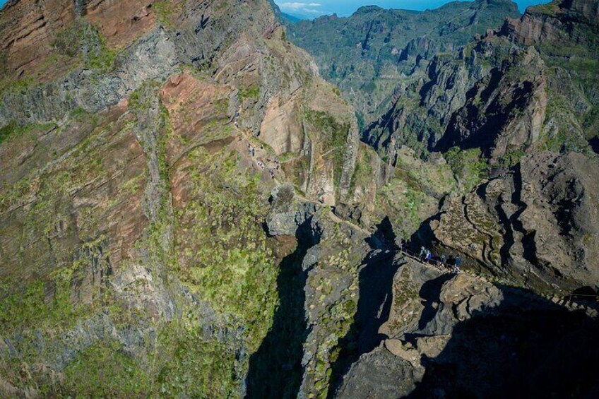 Stairway to Heaven Pico do Areeiro in Madeira Island