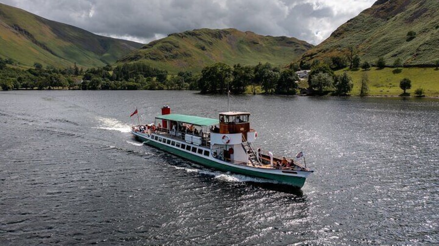 Raven sailing on Ullswater