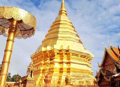 Chiang Mai - de främsta templen och hantverkscentret Privat dagstur