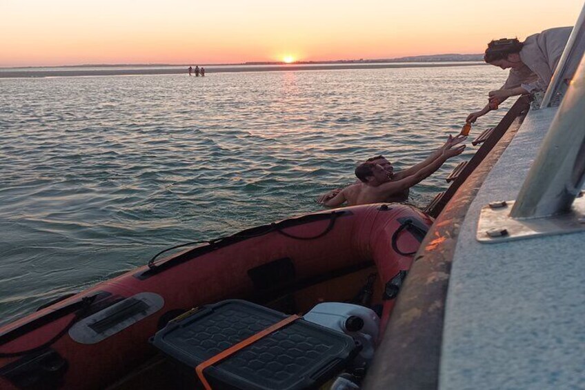 Private Sunset Boat Tour with Tapas and Drinks in Olhão