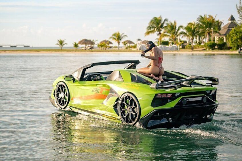 The ONLY Lamborghini jet car in Jamaica.
