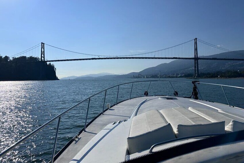 Private Yacht Charter Downtown Vancouver